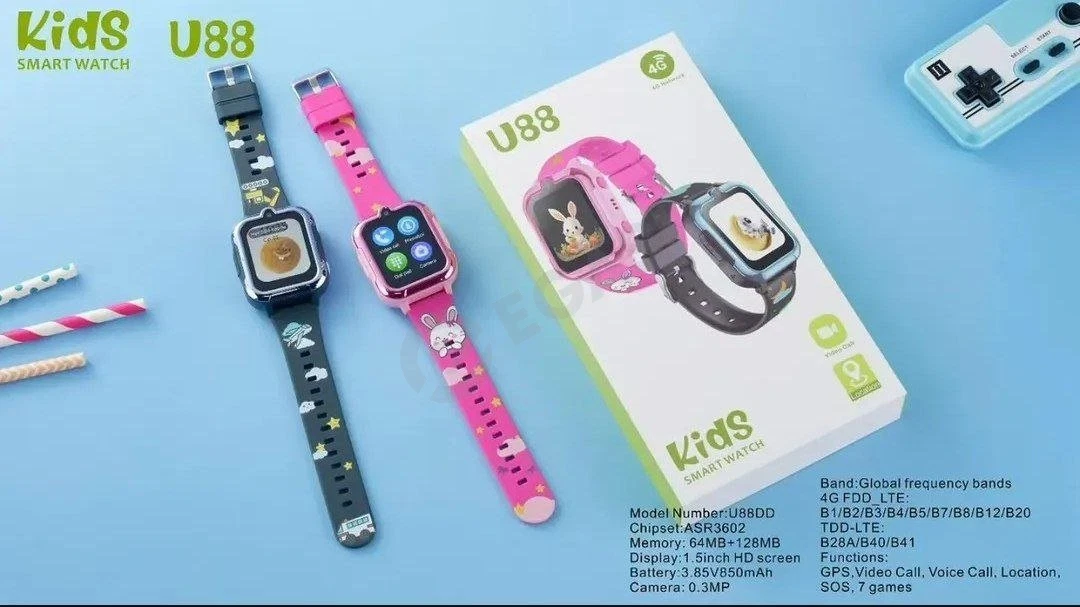bolalar soati, bolalar uchun smart watch, android soat, sim kartali soat, gpsli smart watch, sim kartali smart watch, детский смарт ватч - Cover Photo