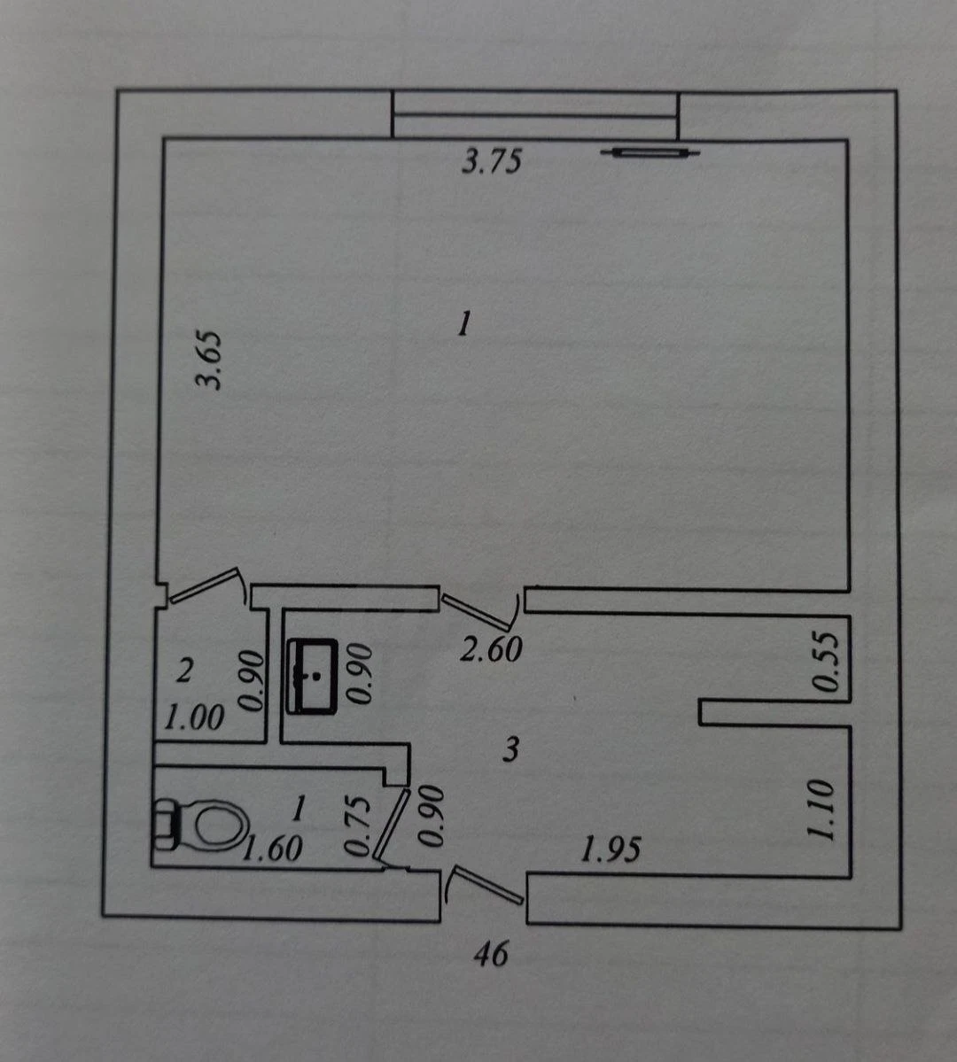 1-xonali kvartira Chilanzar, 20m² - Cover Photo