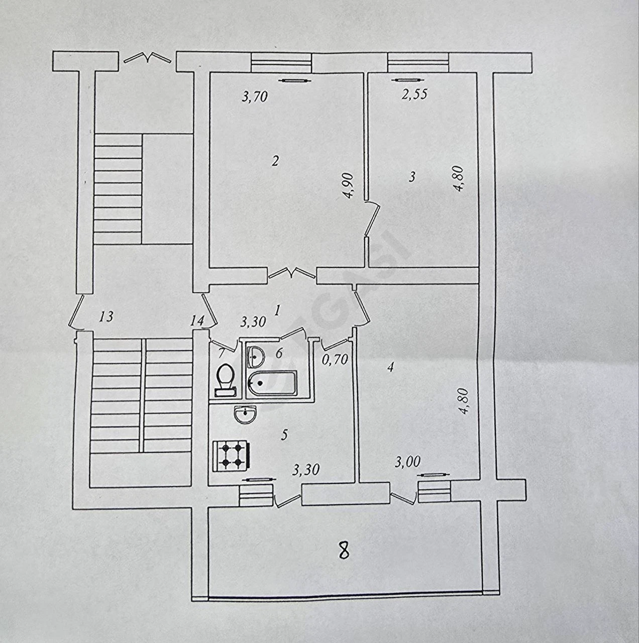 Xonadon 3/1/4 Chilanzarda, 72m² - Cover Photo