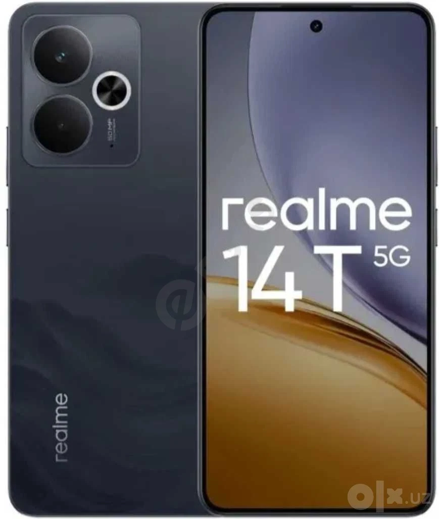 Realme 14T 5G 8gb/256gb IP69 suvda ishlaydi 120hz Amoled ekran - Cover Photo