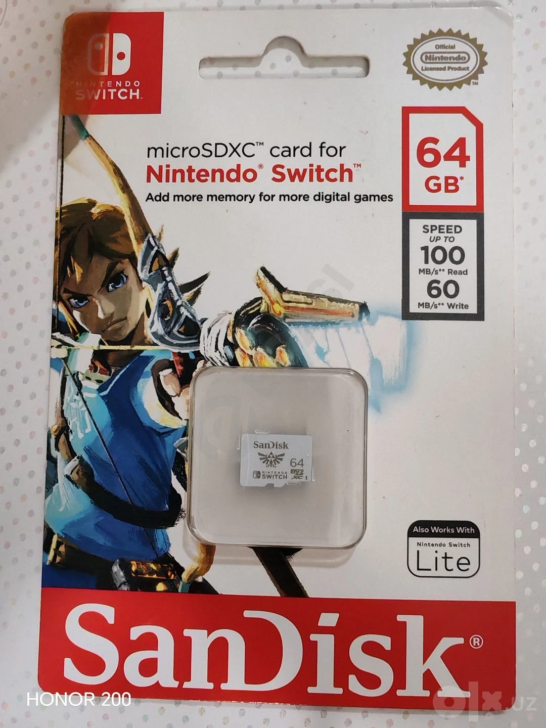 SanDisk Nintendo switch microsd 64gb 4K V30 - Cover Photo