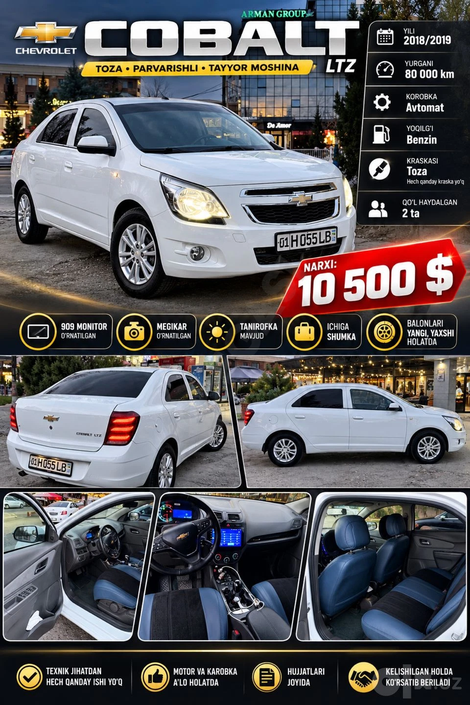 Chevrolet COBALT LTZ Sotiladi - Cover Photo