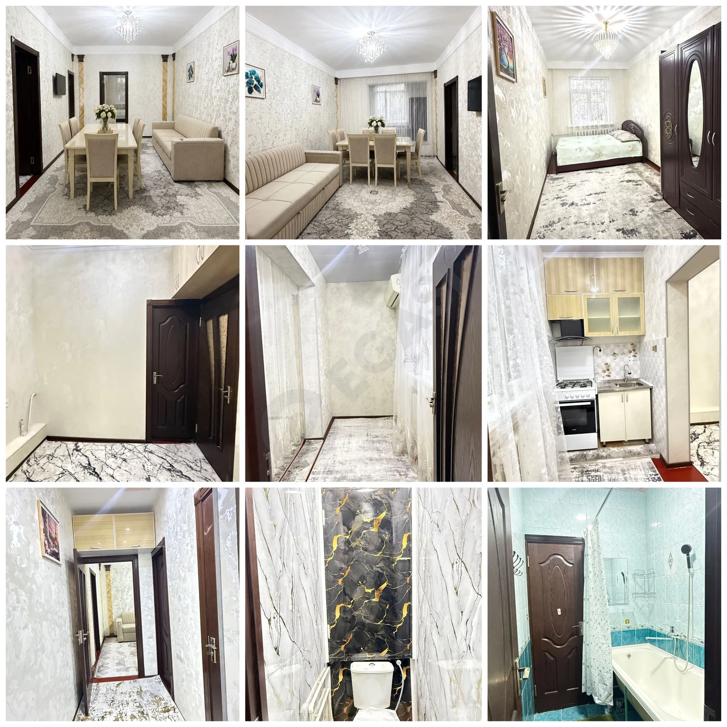 Квартира в Чилонзоре, 2 комнаты, 50м² - Cover Photo
