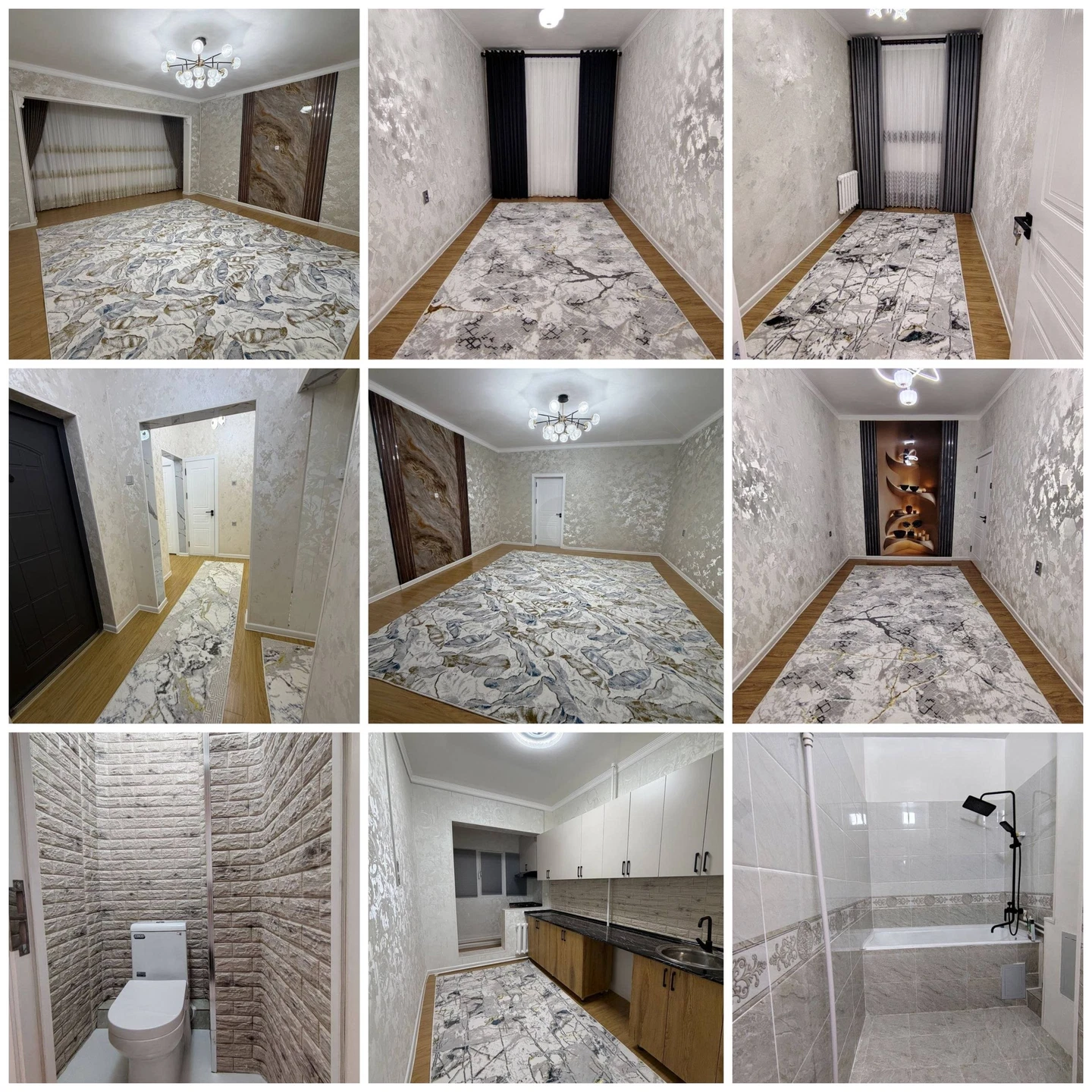 Квартира в Чилонзор 20А, 3 комнаты, 8 этаж - Cover Photo