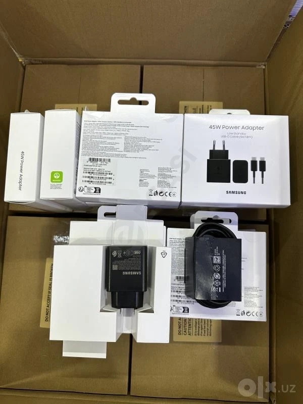 Зарядка samsung 45w, оригинальная зарядка самсунг 45w - Cover Photo