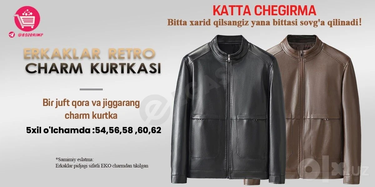Erkaklar retro charm kurtkasi - Cover Photo