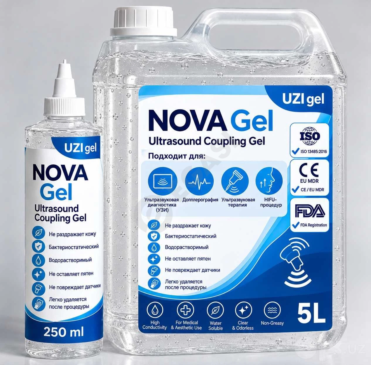 NOVA Gel — гель для УЗИ, 5 л./NOVA Gel — UZI uchun gel, 5 l. — rasm 1/1