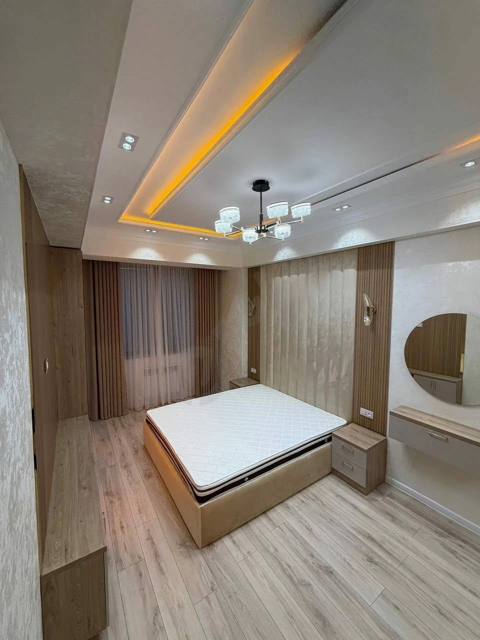 3-xonali kvartira, 70 m2, Almazar rayoni, 6/10 — rasm 4/8