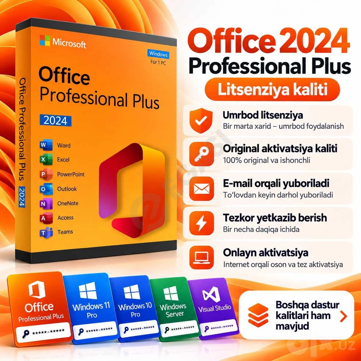 Windows 11 Pro, Office, Acrobat, Norton 360 – License Keys — photo 2/5