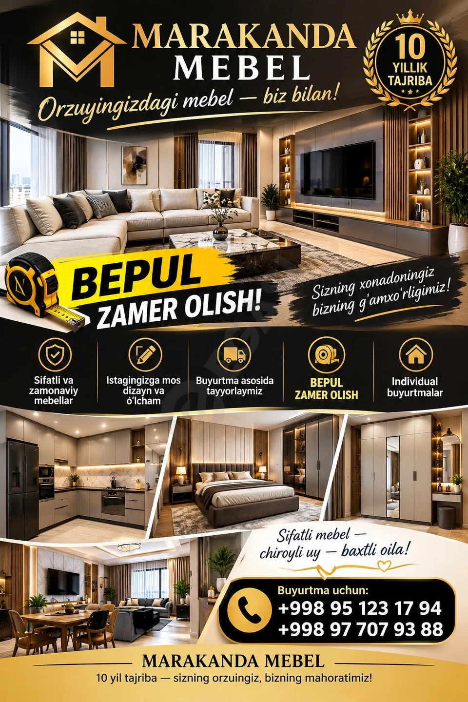 Buyurtma mebellar - Cover Photo