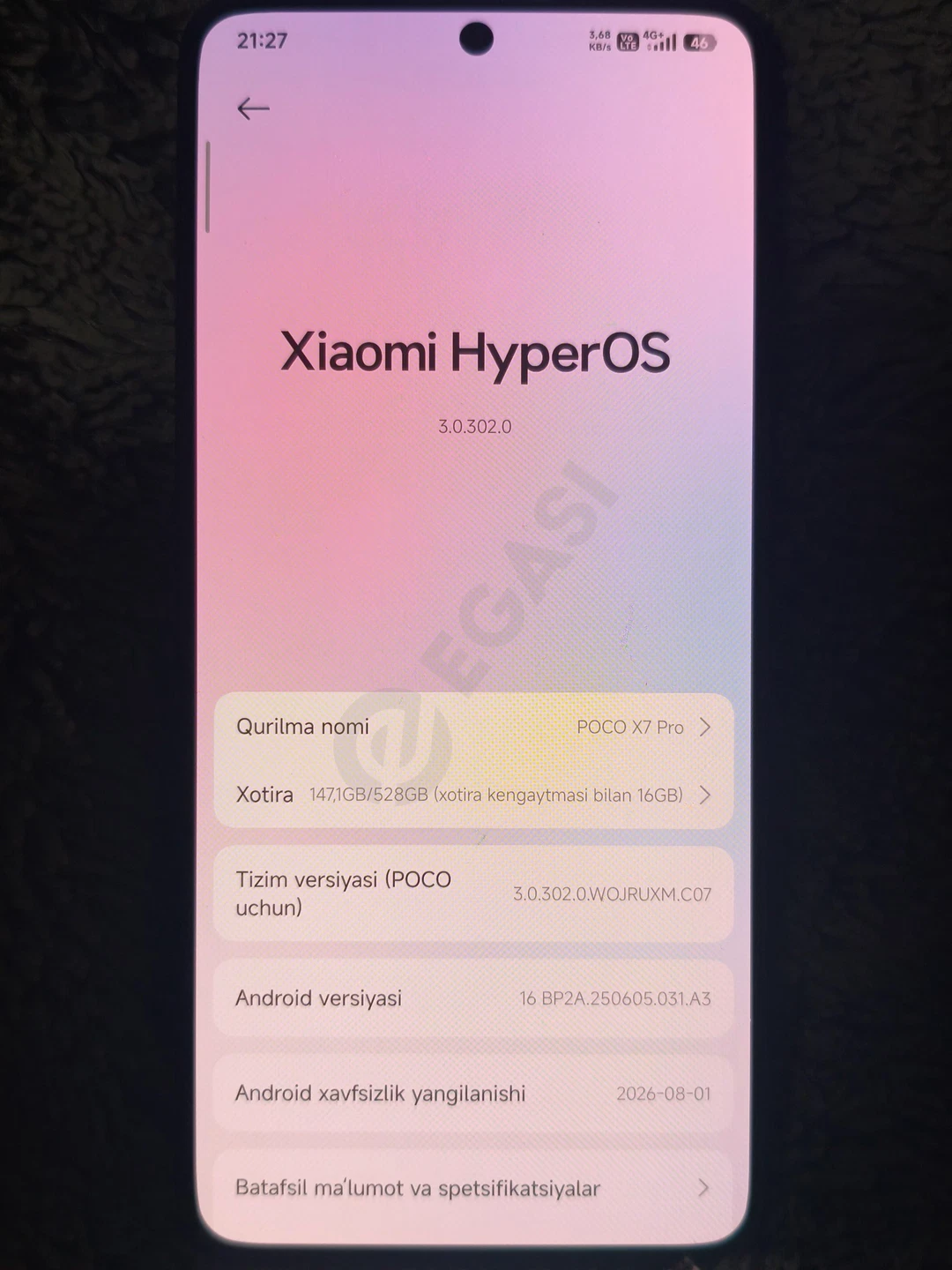Poco x7 pro 12/512 for sale — photo 5/5