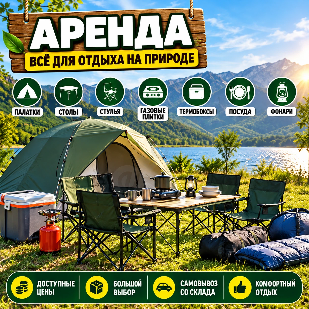 Аренда Палатка - Cover Photo