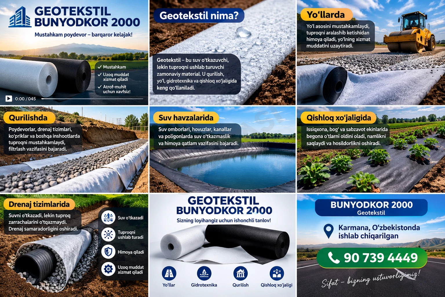Geotekstil va Vatin - Cover Photo
