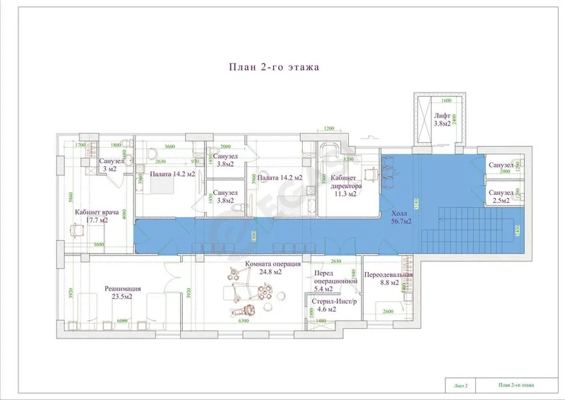 Ijaraga: 25 xonali tijorat binosi, 860 m², Olmazor · ID 155 — rasm 9/10