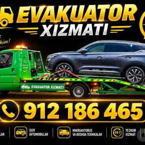 Evakuvator hizmati Qashqadaryo viloyatlar aro 24/7 xizmatda